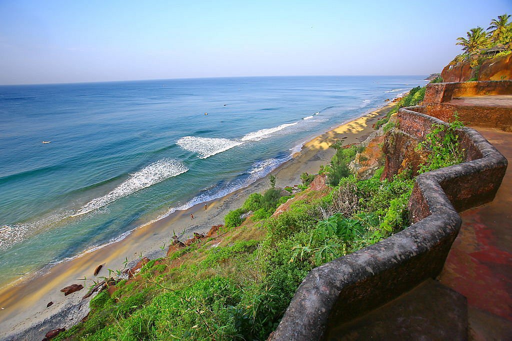 Kerala: God's Own Country Unveiled varkala beach Places to Visit in Kerala